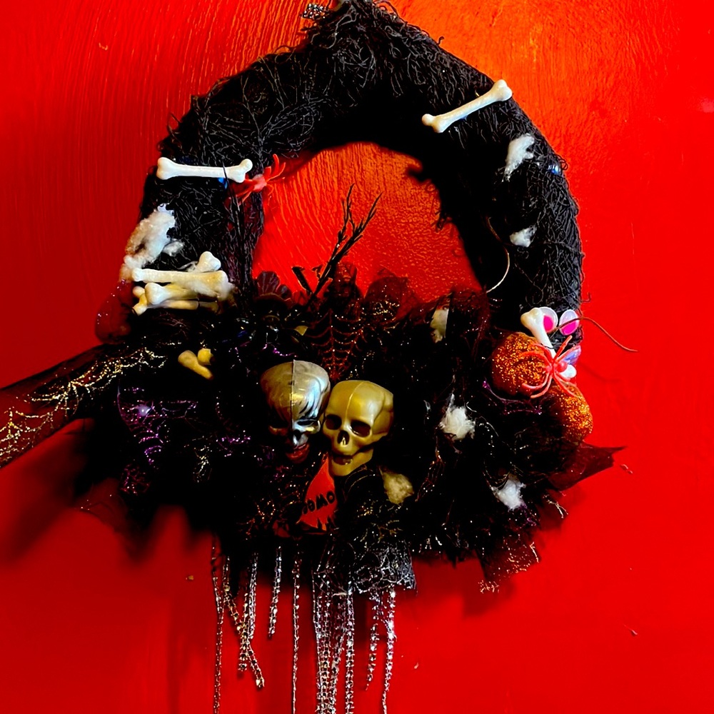 small halloween wreath